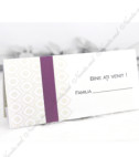 <p>Card de masă pentru nuntă sau alte evenimente, în interiorul căruia este un compartiment (buzunărel) care poate fi folosit ca plic pentru bani. Prețul cardului include tipărirea textului (color sau negru).</p>