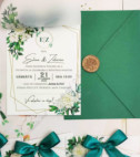 <p>Invitaţie originală cu design personalizat confecţionată din folie de calc accesorizată cu o fundiță din satin.<strong> Adiţional invitaţia se completează cu plic şi sigiliu - preţ 19,6 lei</strong></p><p><strong>Setul poate fi completat cu:</strong></p><p>• Aranjare la mese;</p><p>• Plic de bani;</p><p>• Etichetă decorativă;</p><p>• Număr la masă etc.</p><p><strong>ATENŢIE: </strong>În dependenţă de tipul hârtiei, complexitatea modelului şi componentele alese, preţul poate varia.&nbsp;</p><p>Orice idee poate fi realizată !!!</p>