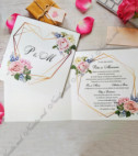 <p>Pentru invitaţia cu accesoriu fundiţă - preţul este 25,90 lei.</p><p><strong>Setul poate fi completat cu</strong></p><p>• Plic invitaţie;</p><p>• Aranjare la mese;</p><p>• Plic de bani;</p><p>• Etichetă decorativă;</p><p>• Număr la masă etc.</p><p>Aceste componente pot fi сomandate cât în set atât şi separat.&nbsp;</p><p><strong>ATENŢIE: </strong>În dependenţă de tipul hârtiei, complexitatea modelului şi componentele alese, preţul poate varia.&nbsp;</p><p>Orice idee poate fi realizată !!!</p>