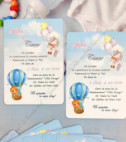 <p>Invitaţie la cumatrie sau botez, cu design personalizat, imprimat pe un cartonaş alb, pentru fetiţă şi băieţel.</p><p><strong>Setul poate fi completat cu:</strong></p><p>•&nbsp;&nbsp;&nbsp;&nbsp;&nbsp;&nbsp;&nbsp;&nbsp; Aranjare la mese;</p><p>•&nbsp;&nbsp;&nbsp;&nbsp;&nbsp;&nbsp;&nbsp;&nbsp; Cartea de urări;</p><p>•&nbsp;&nbsp;&nbsp;&nbsp;&nbsp;&nbsp;&nbsp;&nbsp; Plic de bani;</p><p>•&nbsp;&nbsp;&nbsp;&nbsp;&nbsp;&nbsp;&nbsp;&nbsp; Număr la masă etc.</p><p>•&nbsp;&nbsp;&nbsp;&nbsp;&nbsp;&nbsp;&nbsp;&nbsp; Bomboniera;</p><p>•&nbsp;&nbsp;&nbsp;&nbsp;&nbsp;&nbsp;&nbsp;&nbsp; Cutie pentru colaci;</p><p>•&nbsp;&nbsp;&nbsp;&nbsp;&nbsp;&nbsp;&nbsp;&nbsp; Cutie pentru bani.</p><p><strong>ATENŢIE: </strong>În dependenţă de tipul hârtiei, complexitatea modelului şi componentele alese, preţul poate varia.&nbsp;</p><p>Designul poate modificat !!!</p>