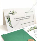 <p>Card de masă(plic) pentru nuntă sau alte evenimente, în interiorul căruia este un compartiment (buzunărel) care poate fi folosit ca plic pentru bani.</p><p><strong>Dacă faceţi invitaţiile la noi, la plicuri beneficiaţi &nbsp;10% reducere.</strong></p>