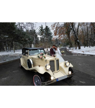 	 Beauford Convertible, automobil retro pentru nunți sau fotosesii - Kortej.md