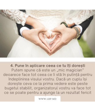 5 motive să ai un wedding planner la nunta Ta!